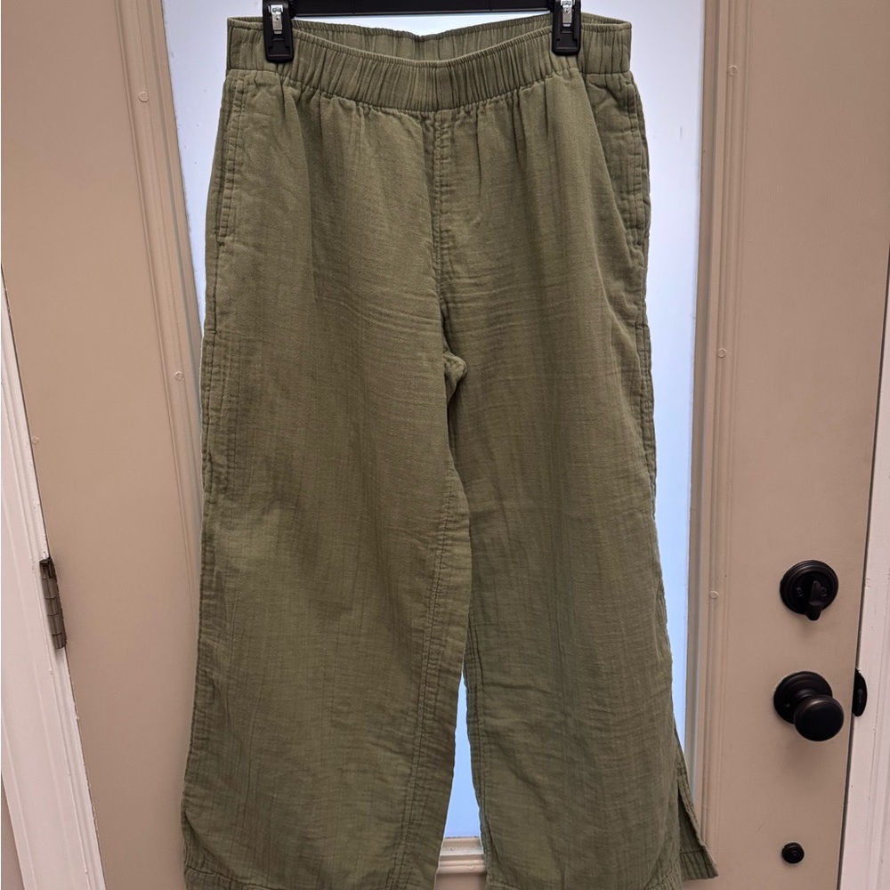 Olive Green Wide-Leg Pants Old Navy Women’s Large